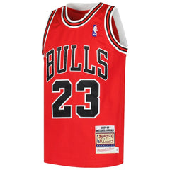 Mitchell & Ness Michael Jordan Chicago Bulls Youth Hardwood Classics 1997/98 Authentic Jersey Red