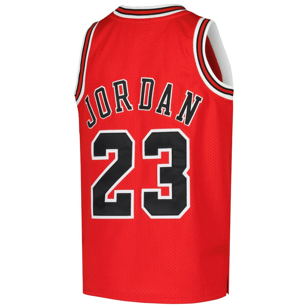 Mitchell & Ness Michael Jordan Chicago Bulls Youth Hardwood Classics 1997/98 Authentic Jersey Red