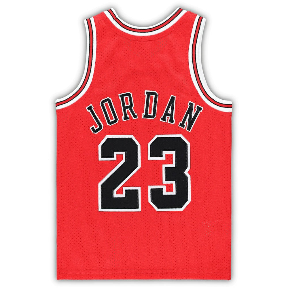 Mitchell & Ness Michael Jordan Chicago Bulls Preschool 1997/98 Hardwood Classics Authentic Jersey Red