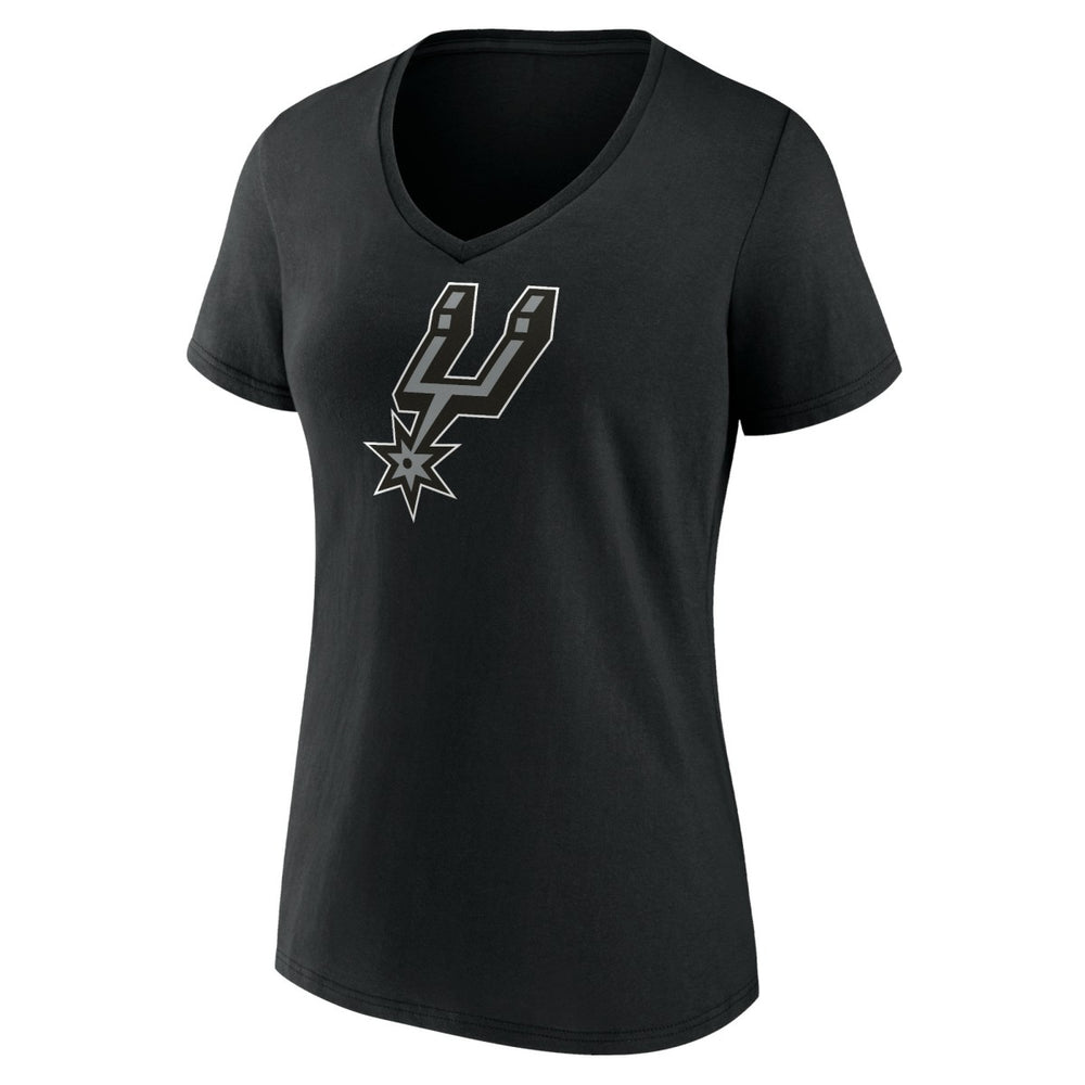 Victor Wembanyama San Antonio Spurs Women's Playmaker Name & Number V-Neck T-Shirt Black