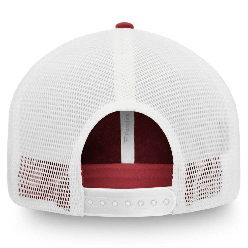 Arizona Cardinals Iconic Defender Trucker Adjustable Hat - Cardinal/White - Fanatics