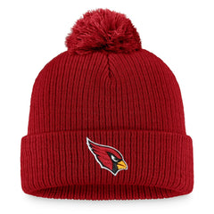 Arizona Cardinals Women's Logo Cuffed Knit Hat with Pom - Cardinal - Fanatics