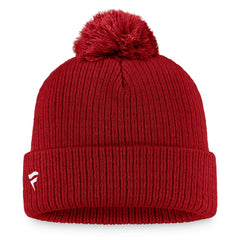 Arizona Cardinals Women's Logo Cuffed Knit Hat with Pom - Cardinal - Fanatics