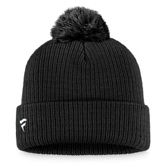 New Orleans Saints Women's Logo Cuffed Knit Hat with Pom - Black - Fanatics