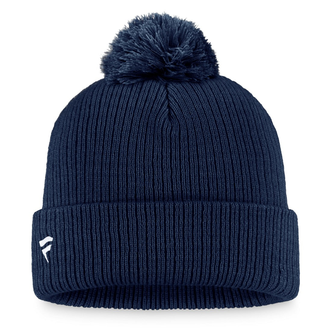 Tennessee Titans Women's Logo Cuffed Knit Hat with Pom - Navy - Fanatics