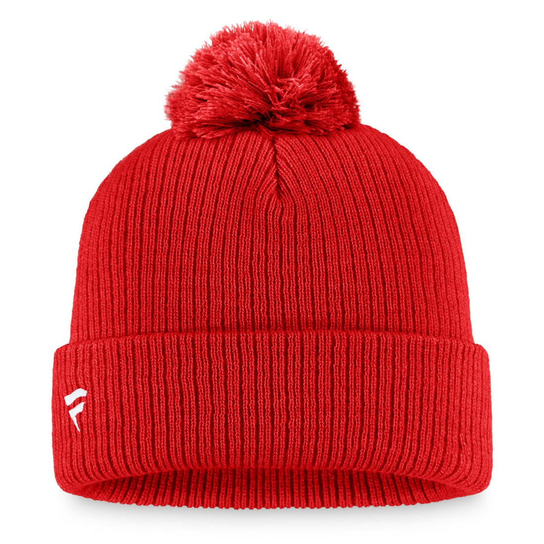Tampa Bay Buccaneers Women's Logo Cuffed Knit Hat with Pom - Cardinal - Fanatics