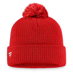 Tampa Bay Buccaneers Women's Logo Cuffed Knit Hat with Pom - Cardinal - Fanatics