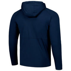 Tampa Bay Lightning Antigua Spikes Raglan Quarter-Zip Hoodie - Heather Navy | NHL Lifestyle