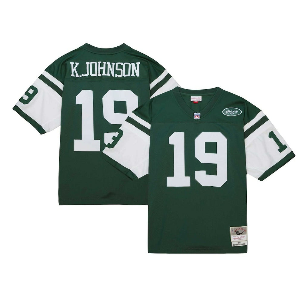 Keyshawn Johnson New York Jets Legacy Replica Jersey - Green - Mitchell & Ness