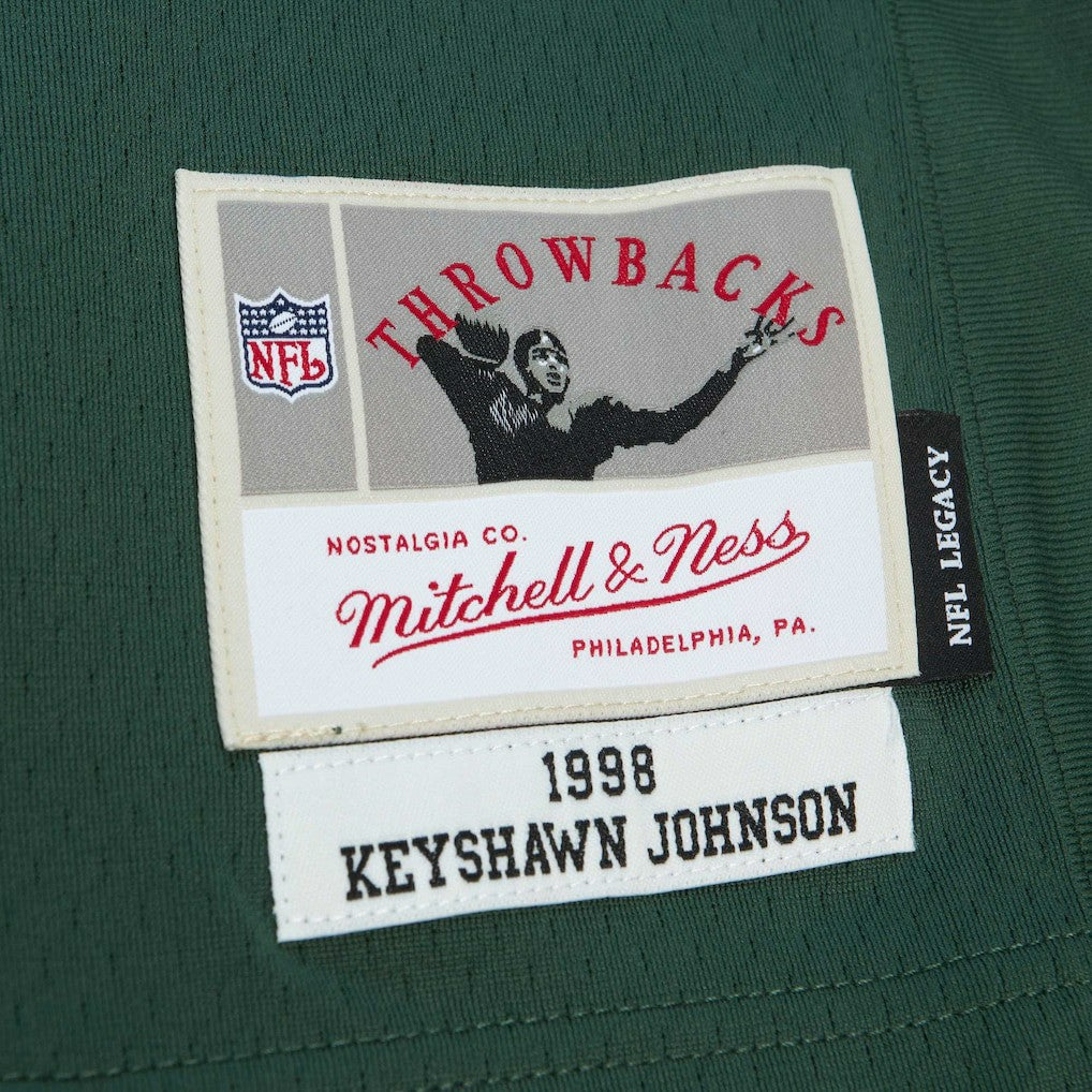 Keyshawn Johnson New York Jets Legacy Replica Jersey - Green - Mitchell & Ness