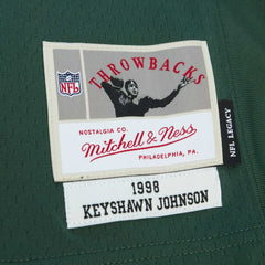Keyshawn Johnson New York Jets Legacy Replica Jersey - Green - Mitchell & Ness