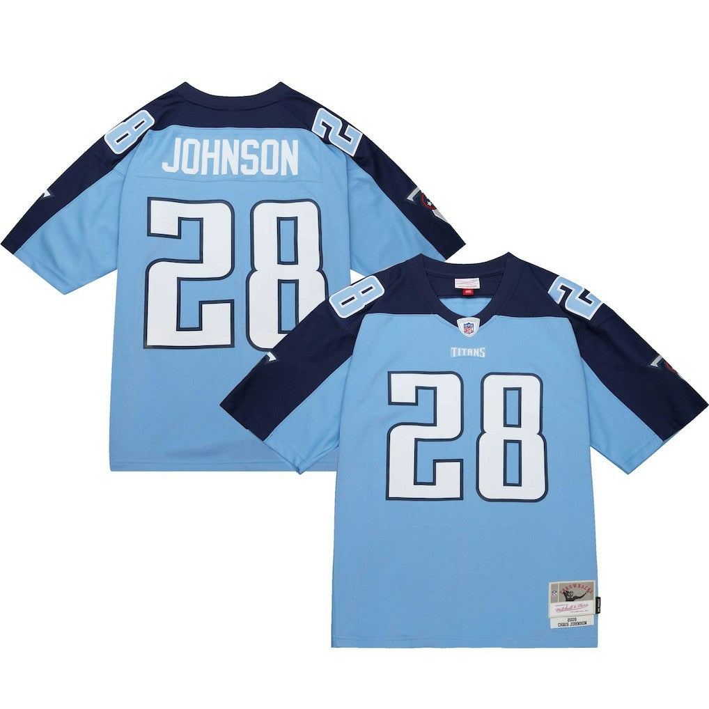 Chris Johnson Tennessee Titans Legacy Replica Jersey - Light Blue - Mitchell & Ness