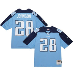 Chris Johnson Tennessee Titans Legacy Replica Jersey - Light Blue - Mitchell & Ness