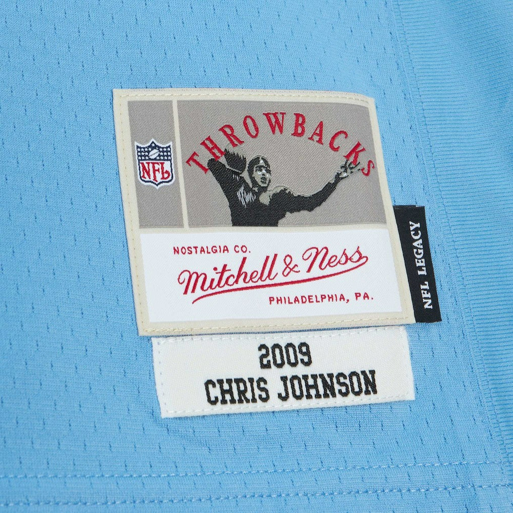 Chris Johnson Tennessee Titans Legacy Replica Jersey - Light Blue - Mitchell & Ness