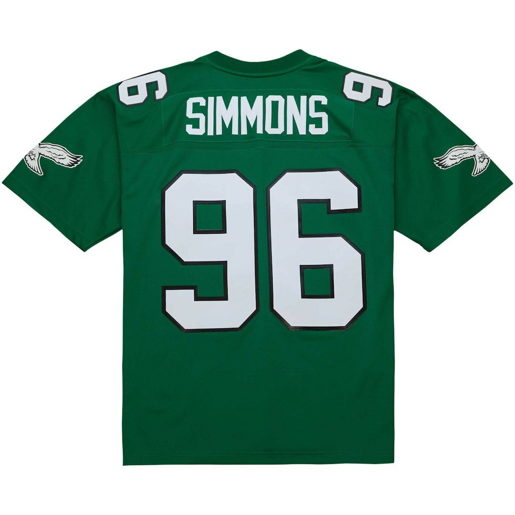 Clyde Simmons Philadelphia Eagles Legacy Replica Jersey - Kelly Green - Mitchell & Ness