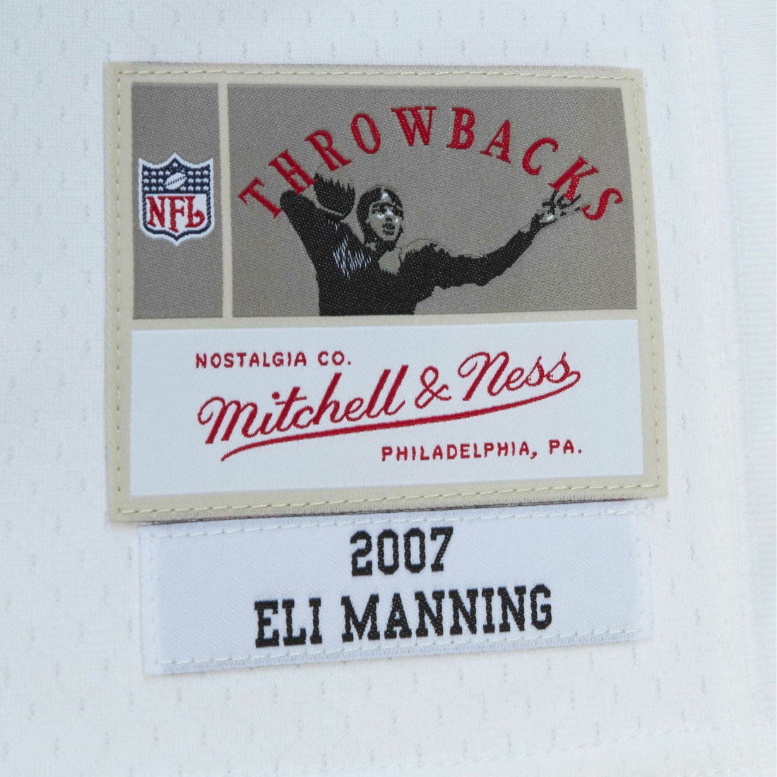 Eli Manning New York Giants Legacy Replica Jersey - White - Mitchell & Ness