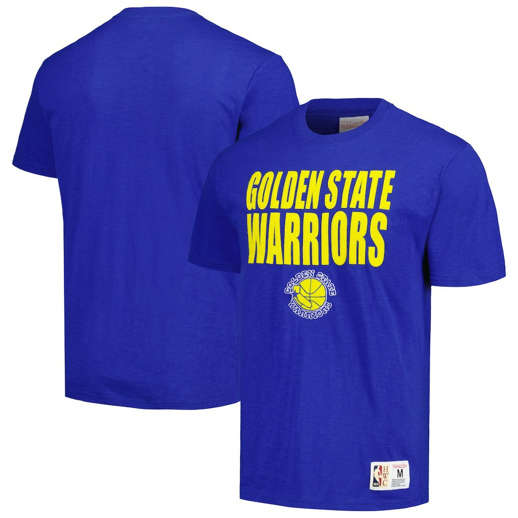 Mitchell & Ness Golden State Warriors Hardwood Classics Legendary Slub T-Shirt Royal