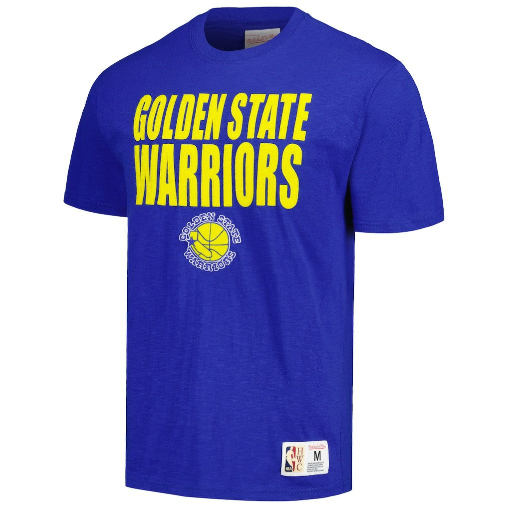 Mitchell & Ness Golden State Warriors Hardwood Classics Legendary Slub T-Shirt Royal