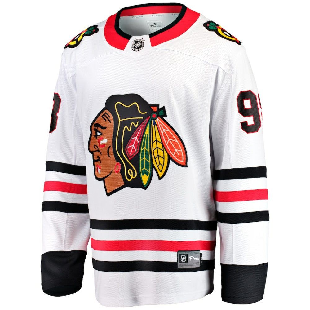 Connor Bedard Chicago Blackhawks Fanatics Away Breakaway Player Jersey - White | Fanatics Clearance