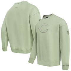 Cincinnati Reds Pro Standard Neutral Drop Shoulder Pullover Sweatshirt Sale