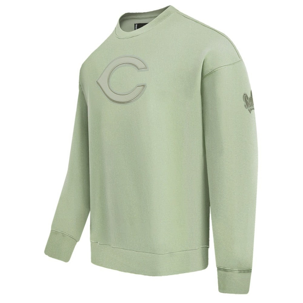 Cincinnati Reds Pro Standard Neutral Drop Shoulder Pullover Sweatshirt Sale