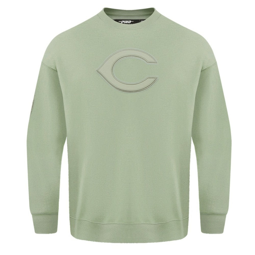 Cincinnati Reds Pro Standard Neutral Drop Shoulder Pullover Sweatshirt Sale