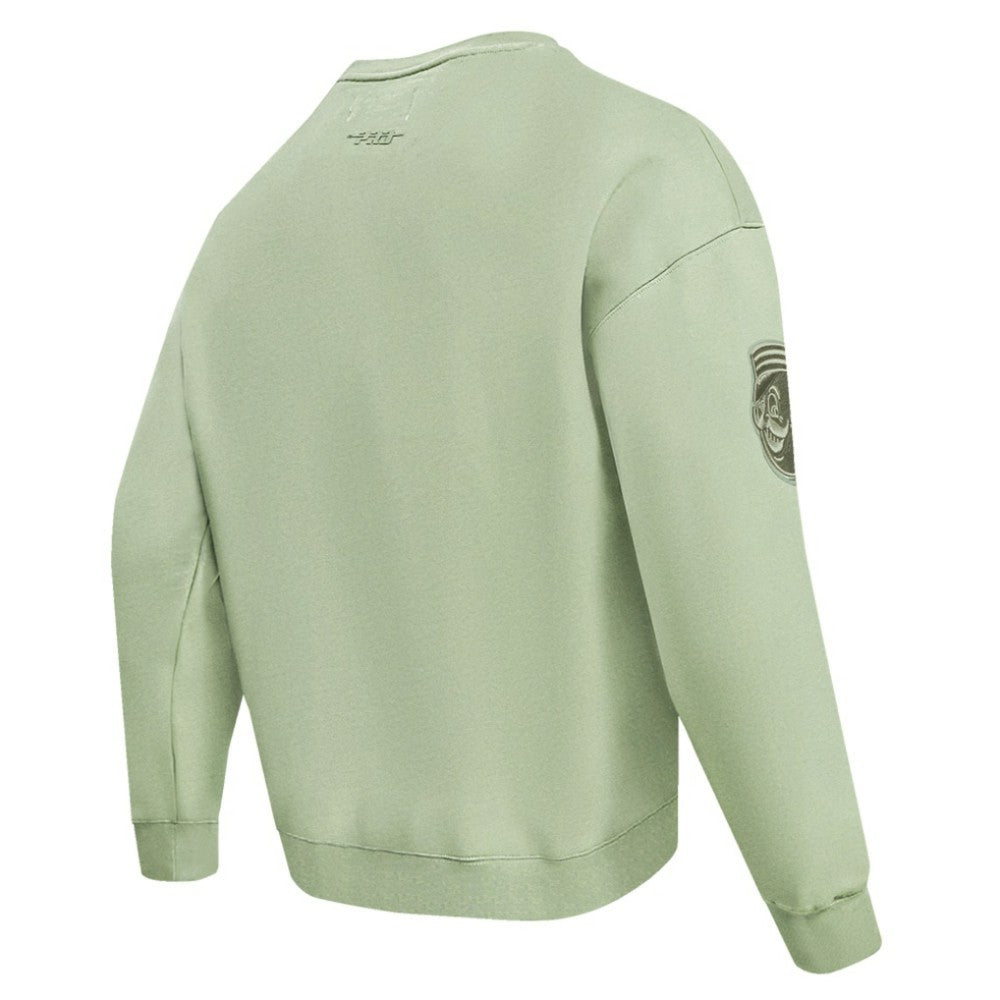Cincinnati Reds Pro Standard Neutral Drop Shoulder Pullover Sweatshirt Sale