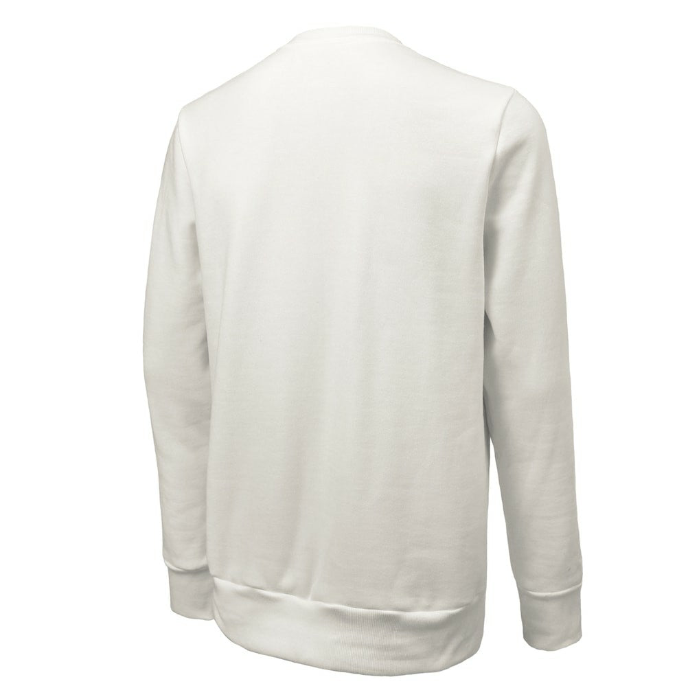 Atlanta Falcons Majestic Threads Unisex Sundays Block Letter Crewneck Pullover Sweatshirt - White - NFL