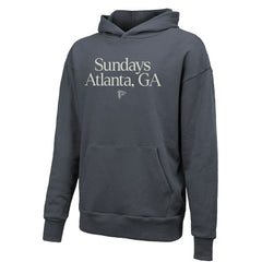 Atlanta Falcons Majestic Threads Unisex Sundays Pullover Hoodie - Gray - NFL