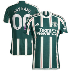 Adidas - Manchester United 2023/24 Away Custom Jersey - Green