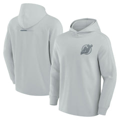 New Jersey Devils Fanatics Elements Lightweight Tri-Blend Fleece Hoodie - Gray | Fanatics sale