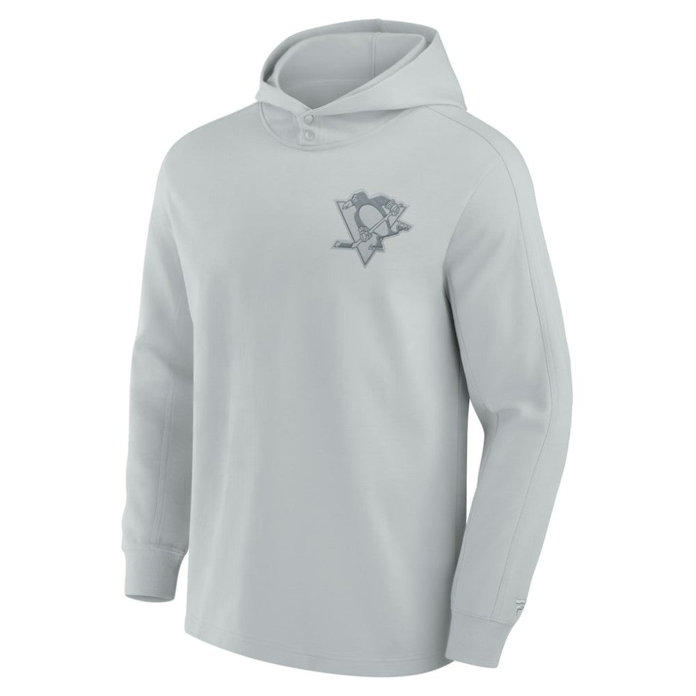Pittsburgh Penguins Fanatics Elements Lightweight Tri-Blend Fleece Hoodie - Gray | Fanatics Lifestyle