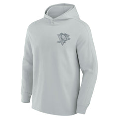 Pittsburgh Penguins Fanatics Elements Lightweight Tri-Blend Fleece Hoodie - Gray | Fanatics Lifestyle