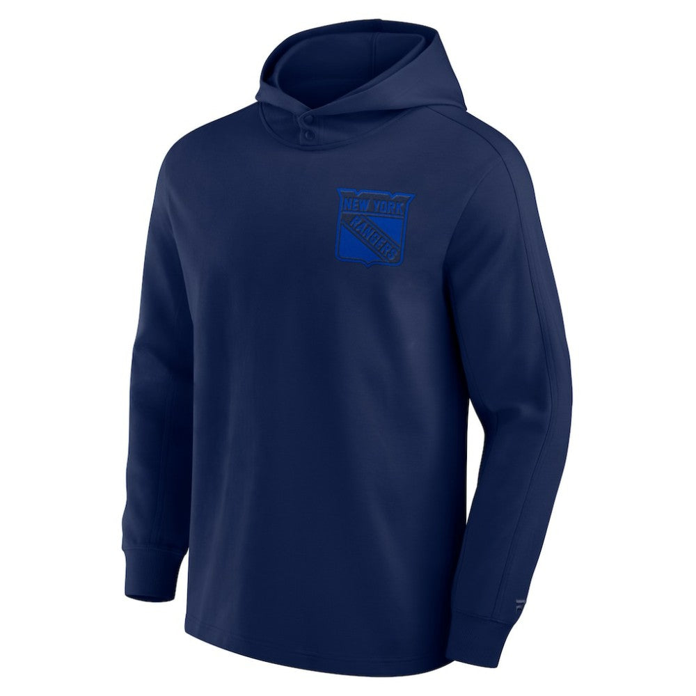 New York Rangers Fanatics Elements Lightweight Tri-Blend Fleece Hoodie - Navy | Fanatics online