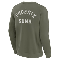 Fanatics Phoenix Suns Unisex Elements Super Soft Fleece Pullover Sweatshirt Olive