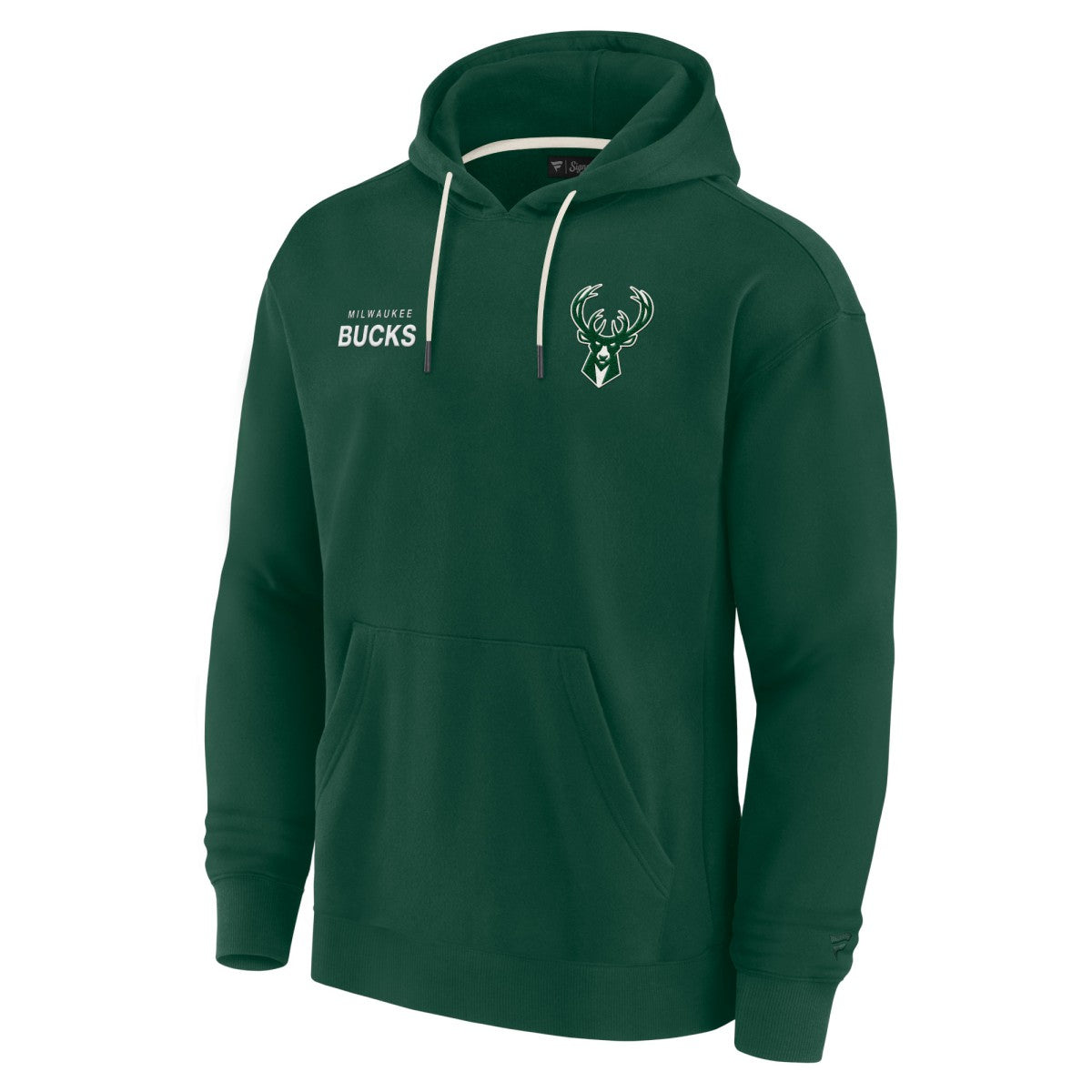 Fanatics Milwaukee Bucks Unisex Elements Super Soft Fleece Pullover Hoodie Hunter Green