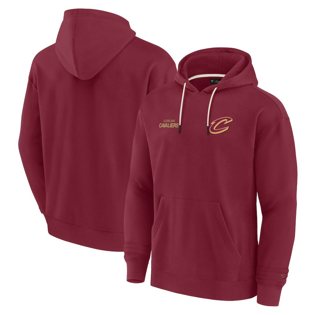 Fanatics Cleveland Cavaliers Unisex Elements Super Soft Fleece Pullover Hoodie Wine