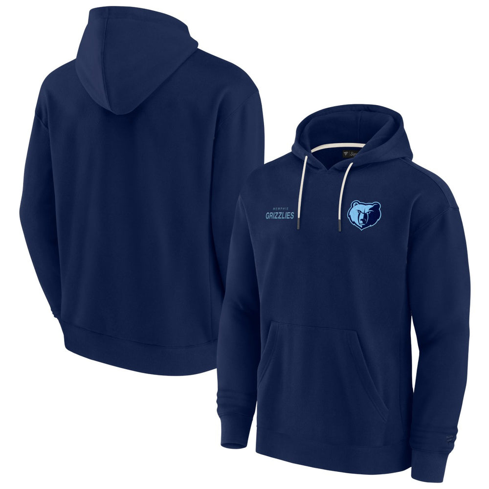 Fanatics Memphis Grizzlies Unisex Elements Super Soft Fleece Pullover Hoodie Navy