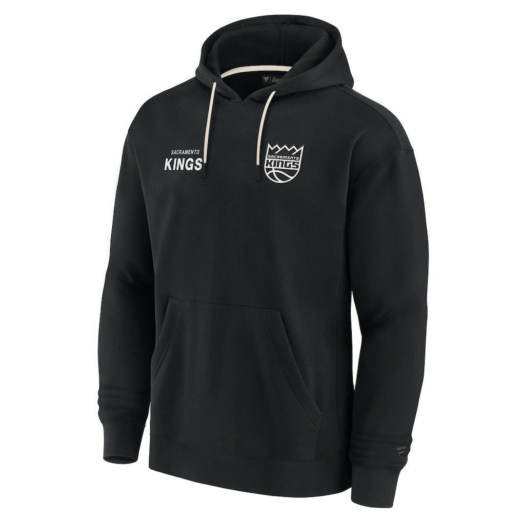 Fanatics Sacramento Kings Unisex Elements Super Soft Fleece Pullover Hoodie Black