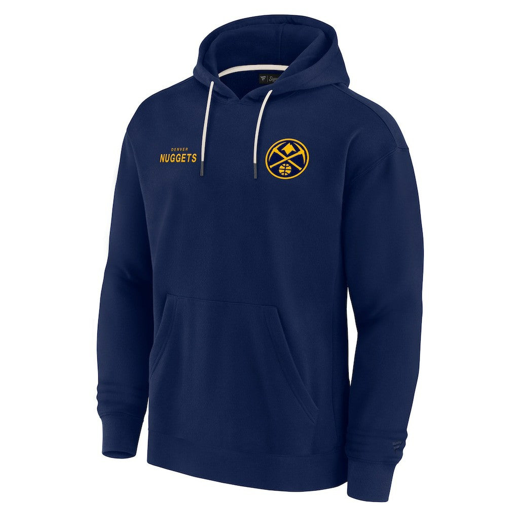 Fanatics Denver Nuggets Unisex Elements Super Soft Fleece Pullover Hoodie Navy