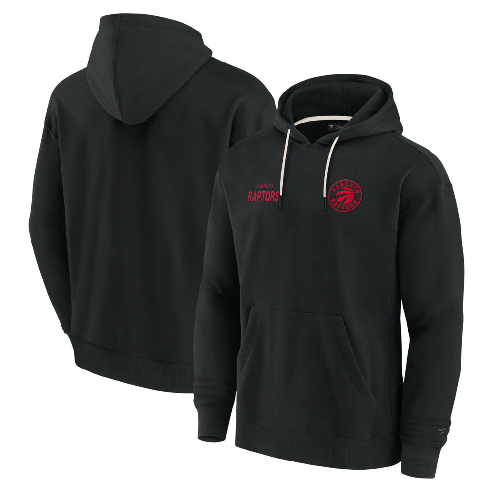 Fanatics Toronto Raptors Unisex Elements Super Soft Fleece Pullover Hoodie Black