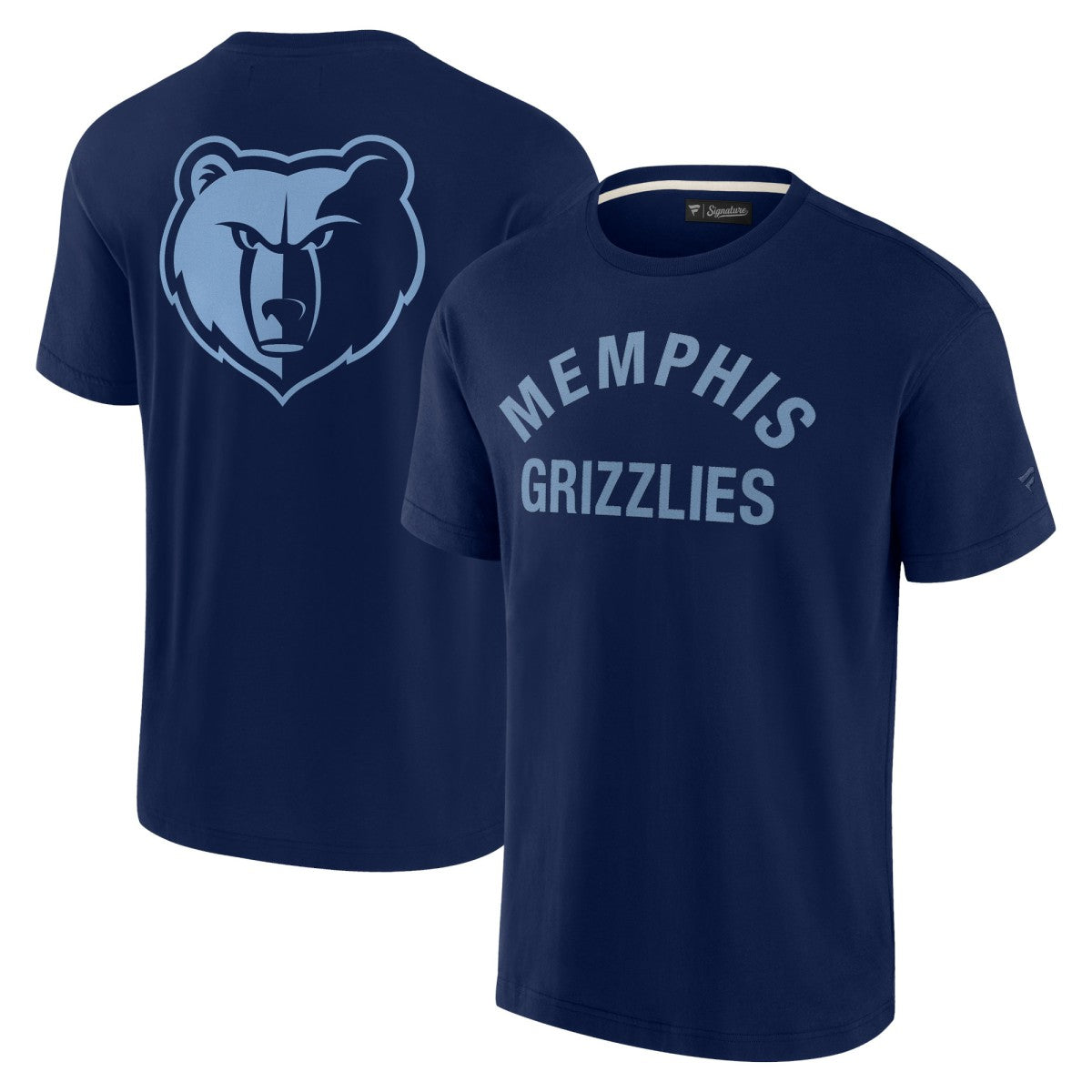 Fanatics Memphis Grizzlies Unisex Elements Super Soft Short Sleeve T-Shirt Navy