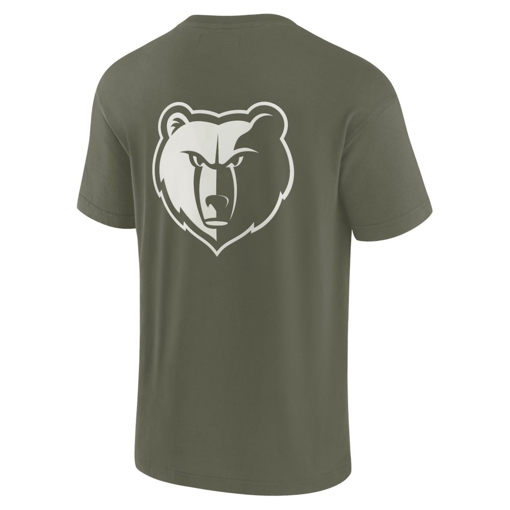 Fanatics Memphis Grizzlies Unisex Elements Super Soft Short Sleeve T-Shirt Olive