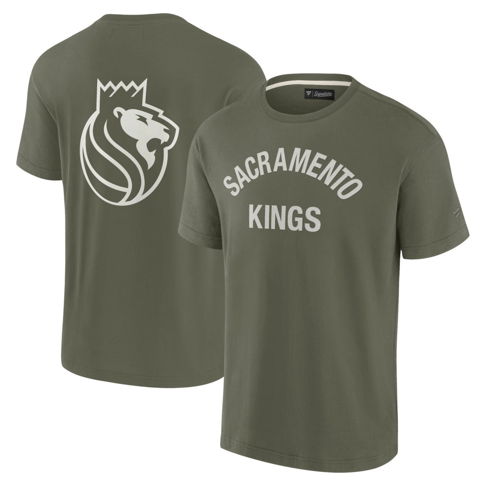 Fanatics Sacramento Kings Unisex Elements Super Soft Short Sleeve T-Shirt Olive