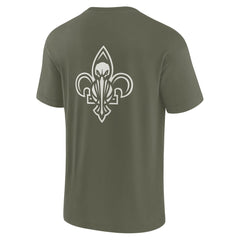 Fanatics New Orleans Pelicans Unisex Elements Super Soft Short Sleeve T-Shirt Olive
