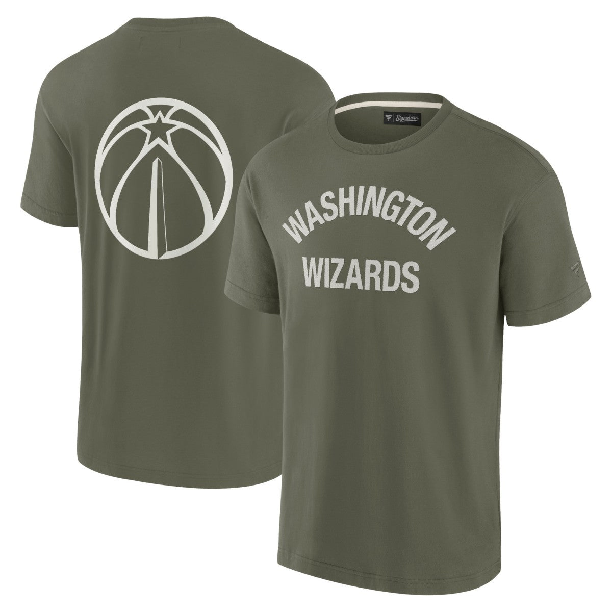 Fanatics Washington Wizards Unisex Elements Super Soft Short Sleeve T-Shirt Olive