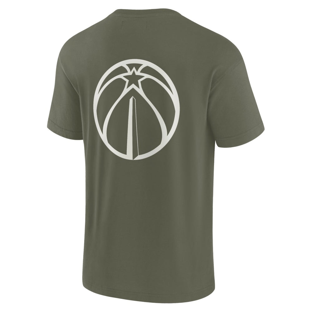 Fanatics Washington Wizards Unisex Elements Super Soft Short Sleeve T-Shirt Olive