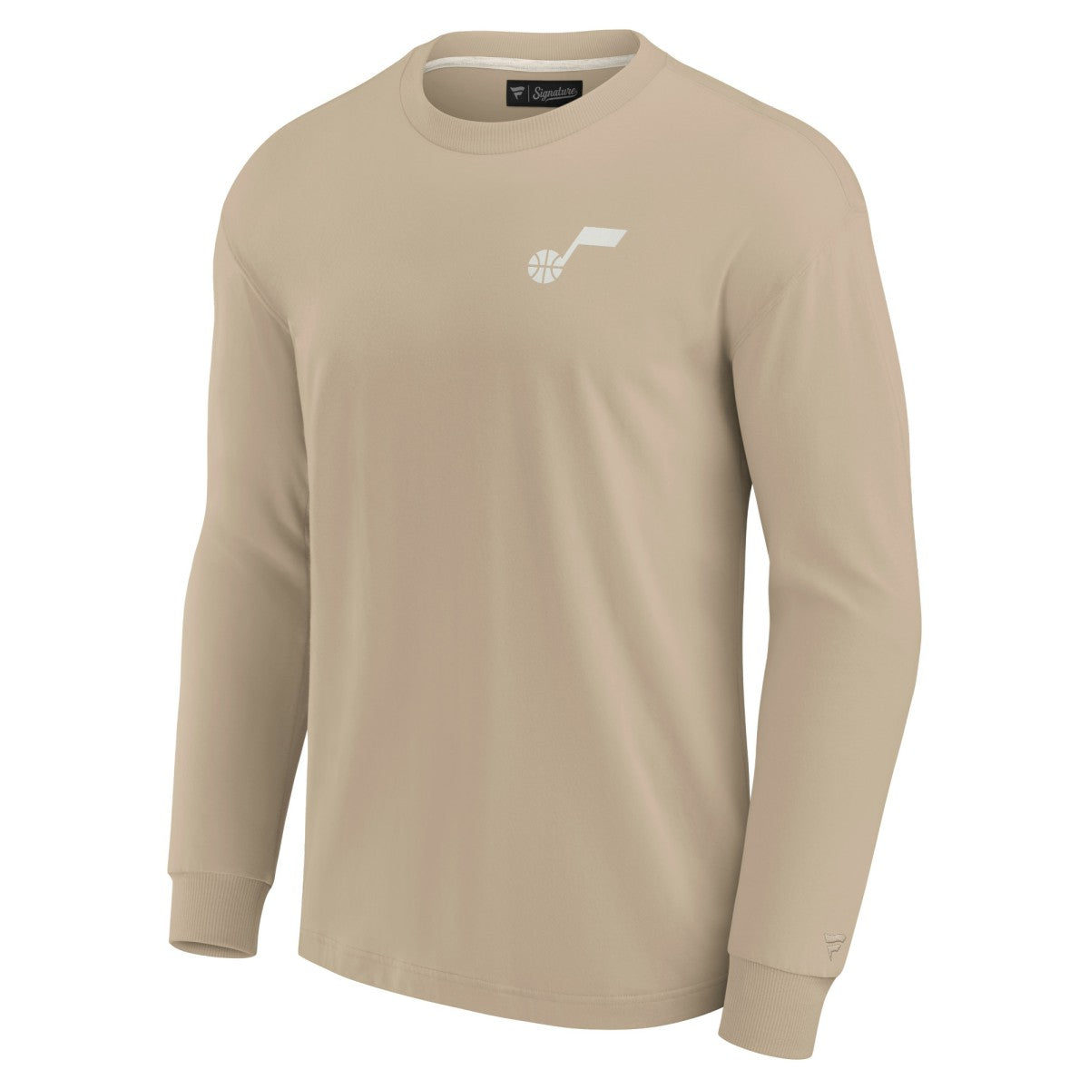 Fanatics Utah Jazz Unisex Elements Super Soft Long Sleeve T-Shirt Khaki