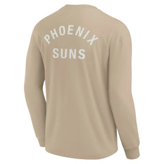 Fanatics Phoenix Suns Unisex Elements Super Soft Long Sleeve T-Shirt Khaki