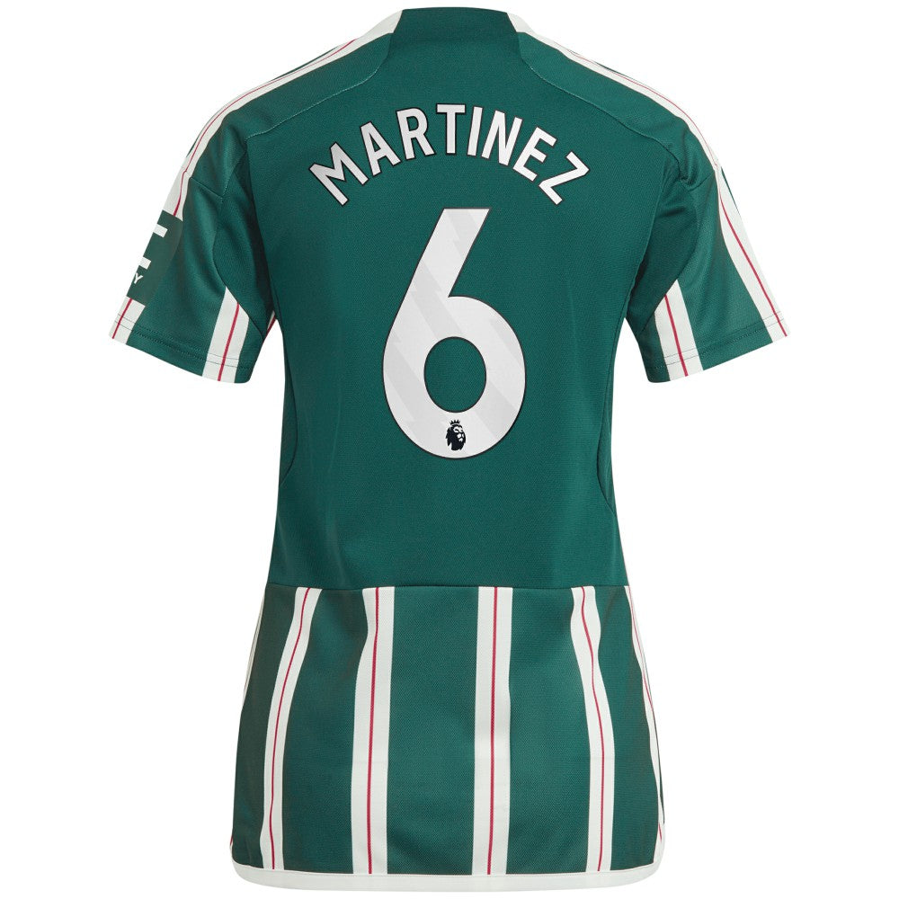 Adidas - Lisandro Martínez Manchester United Women's 2023/24 Away Replica Player Jersey - Green